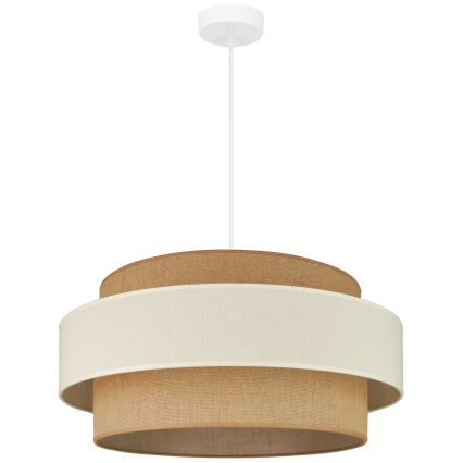 Brilagi - Pakabinamas sietynas SPACE LIGHT 1xE27/15W/230V diametras 50 cm smėlio spalva/kreminė