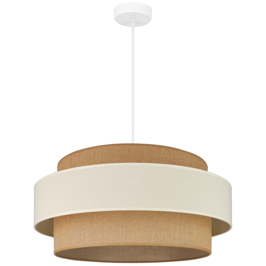 Brilagi - Pakabinamas sietynas SPACE LIGHT 1xE27/15W/230V diametras 50 cm smėlio spalva/kreminė