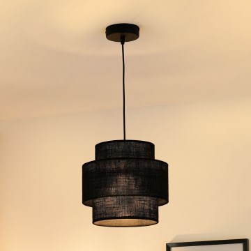 Brilagi - Pakabinamas sietynas SPACE YUTE 1xE27/15W/230V diametras 25 cm juoda