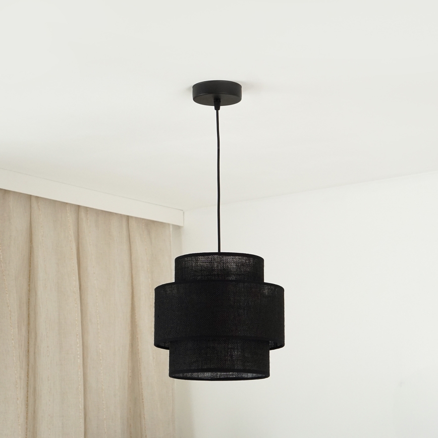 Brilagi - Pakabinamas sietynas SPACE YUTE 1xE27/15W/230V diametras 25 cm juoda