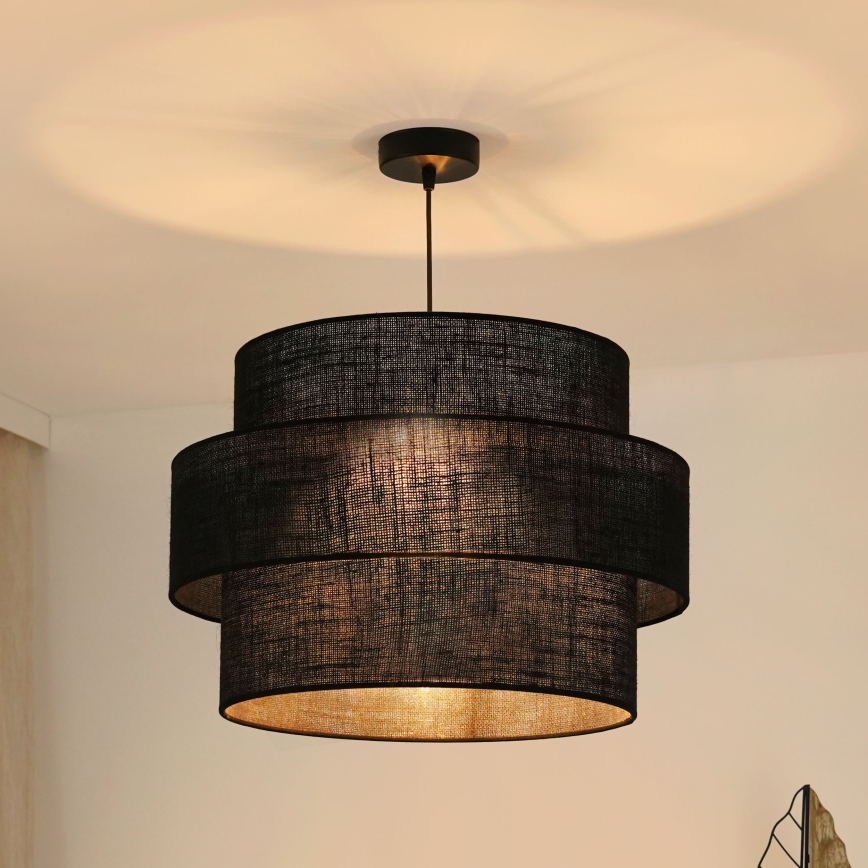 Brilagi - Pakabinamas sietynas SPACE YUTE 1xE27/15W/230V diametras 50 cm juoda