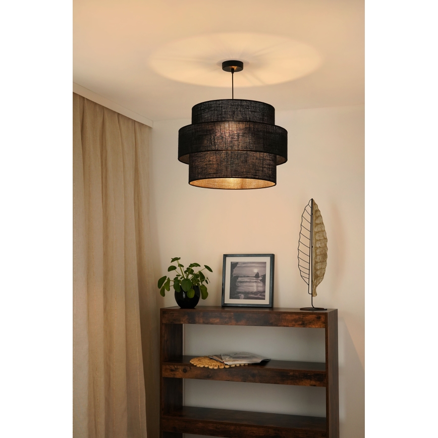 Brilagi - Pakabinamas sietynas SPACE YUTE 1xE27/15W/230V diametras 50 cm juoda
