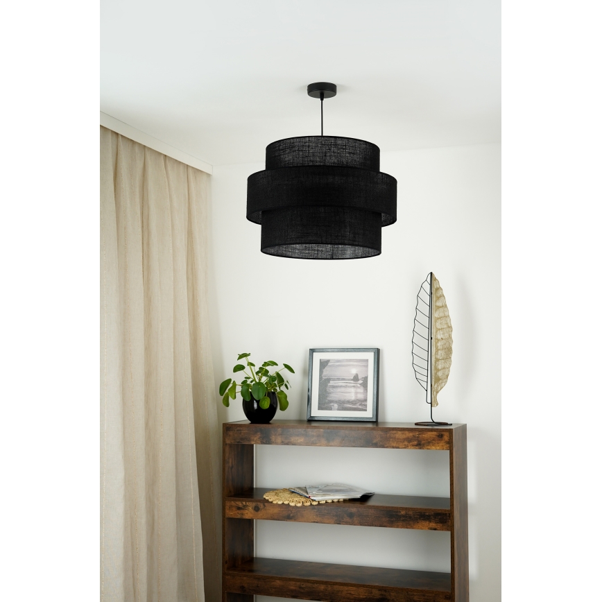 Brilagi - Pakabinamas sietynas SPACE YUTE 1xE27/15W/230V diametras 50 cm juoda