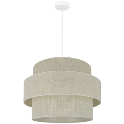 Brilagi - Pakabinamas sietynas SPACE YUTE 1xE27/15W/230V diametras 50 cm kreminė/balta