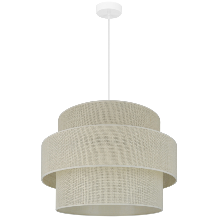 Brilagi - Pakabinamas sietynas SPACE YUTE 1xE27/15W/230V diametras 50 cm kreminė/balta