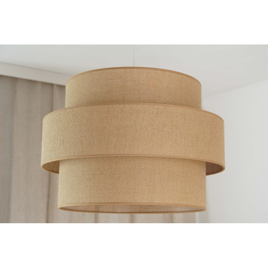 Brilagi - Pakabinamas sietynas SPACE YUTE 1xE27/15W/230V diametras 50 cm smėlio spalva/balta
