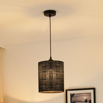 Brilagi - Pakabinamas sietynas TUBES 1xE27/15W/230V diametras 20 cm juoda