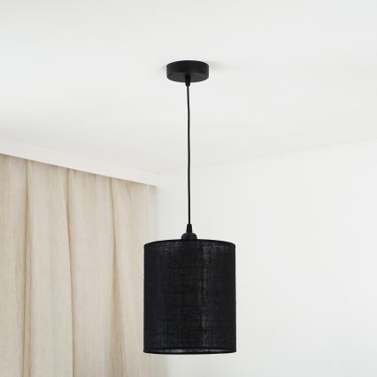 Brilagi - Pakabinamas sietynas TUBES 1xE27/15W/230V diametras 20 cm juoda