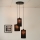 Brilagi - Pakabinamas sietynas TUBES 3xE27/15W/230V juoda