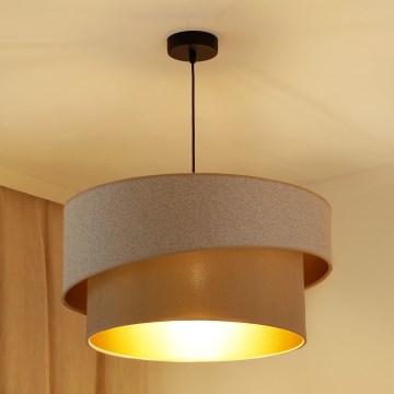 Brilagi - Pakabinamas sietynas VEGAS SHINE 1xE27/15W/230V diametras 50 cm kreminė/smėlio spalva