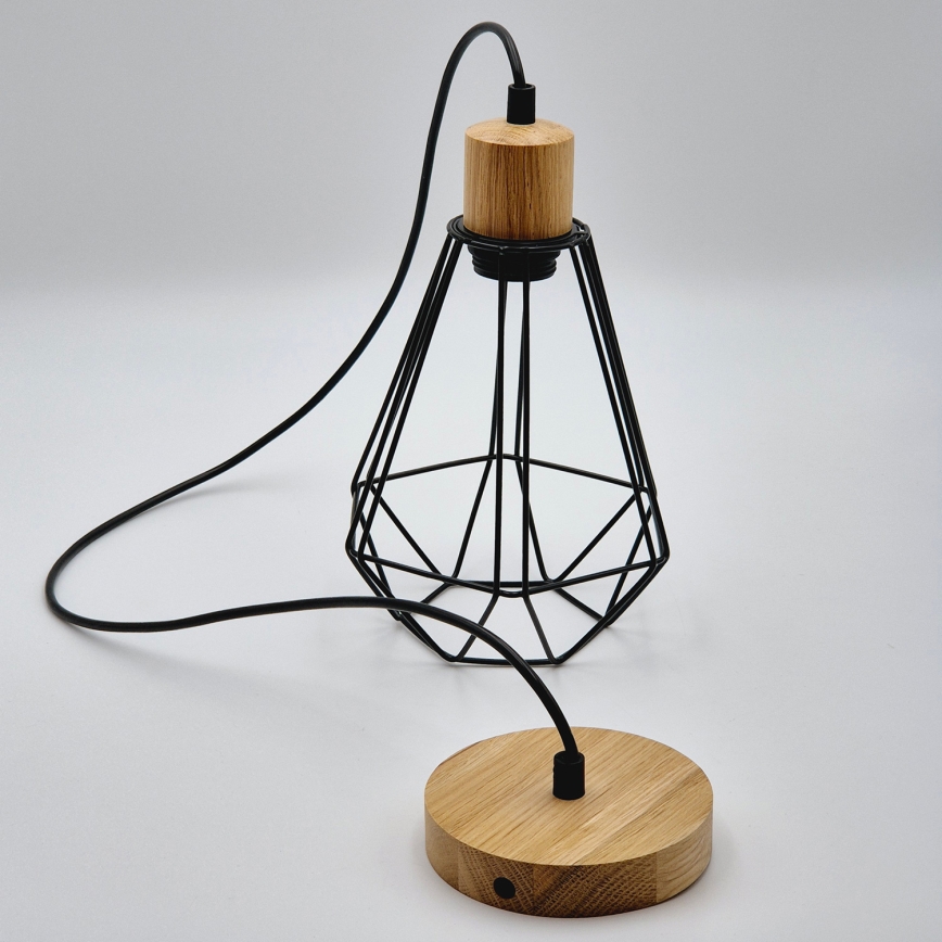 Brilagi - Pakabinamas sietynas WOODY BASKET 1xE27/60W/230V ąžuolas
