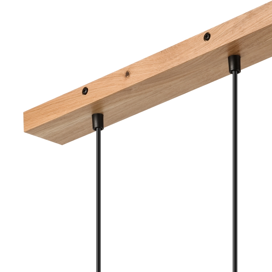 Brilagi - Pakabinamas sietynas WOODY BASKET 2xE27/60W/230V ąžuolas