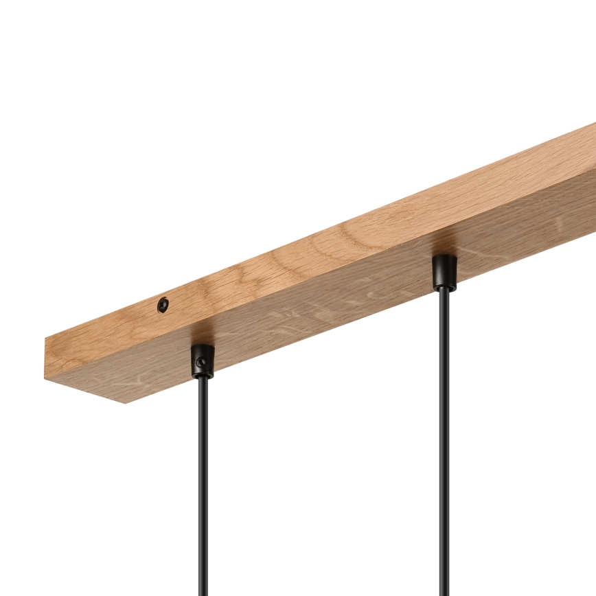 Brilagi - Pakabinamas sietynas WOODY BASKET 3xE27/60W/230V ąžuolas