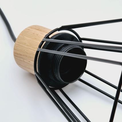 Brilagi - Pakabinamas sietynas WOODY BASKET 3xE27/60W/230V ąžuolas