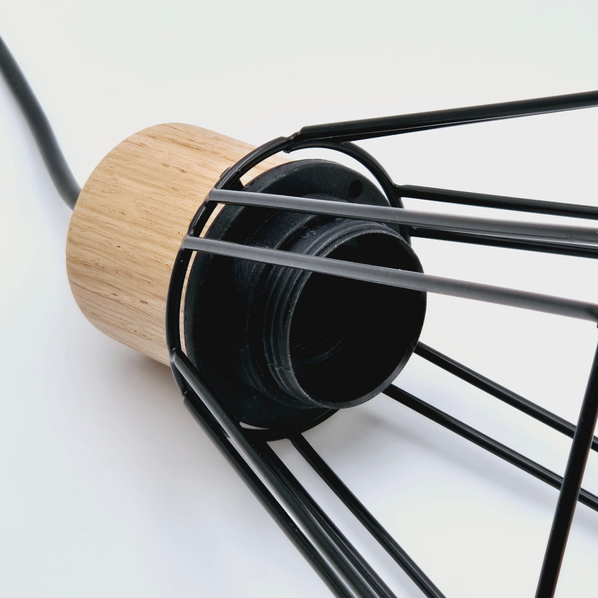Brilagi - Pakabinamas sietynas WOODY BASKET 3xE27/60W/230V ąžuolas