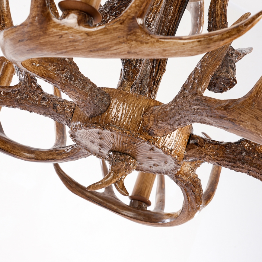 Brilagi - Pakabinamas šviestuvas ant grandinės DEER 6xE14/10W/230V, skersmuo 80 cm