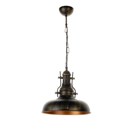 Brilagi - Pakabinamas šviestuvas ant grandinės PYRONIC 1xE27/40W/230V, skersmuo 32 cm, bronzinė/patina