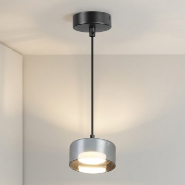 Brilagi - Pakabinamas šviestuvas ant laido AURA LUX 1xGX53/30W/230V juoda/dūminė