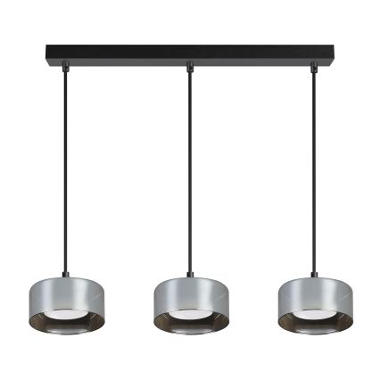 Brilagi - Pakabinamas šviestuvas ant laido AURA LUX 3xGX53/30W/230V juoda/dūminė