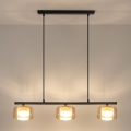 Brilagi - Pakabinamas šviestuvas ant laido AURA LUX 3xGX53/30W/230V juodas/auksinis