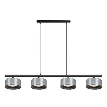 Brilagi - Pakabinamas šviestuvas ant laido AURA LUX 4xGX53/30W/230V juodas/dūminis