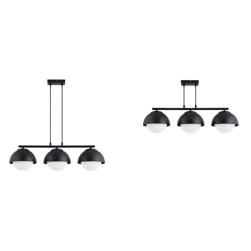 BRILAGI - Pakabinamas šviestuvas ant laido COSMO 3xE27/60W/230V juodas
