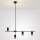 Brilagi - Pakabinamas šviestuvas ant laido CRANE 4xGU10/30W/230V juodas