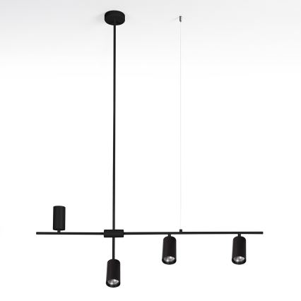 Brilagi - Pakabinamas šviestuvas ant laido CRANE 4xGU10/30W/230V juodas