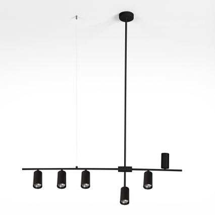 Brilagi - Pakabinamas šviestuvas ant laido CRANE 6xGU10/30W/230V juodas