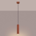 Brilagi - Pakabinamas šviestuvas ant laido CRESTO 1xGU10/10W/230V raudonas
