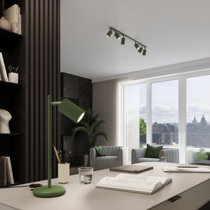 Brilagi - pakabinamas šviestuvas ant laido CRESTO 1xGU10/10W/230V žalias