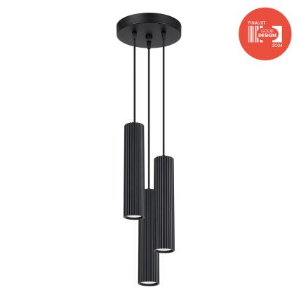 Brilagi - Pakabinamas šviestuvas ant laido CRESTO 3xGU10/10W/230V juodas