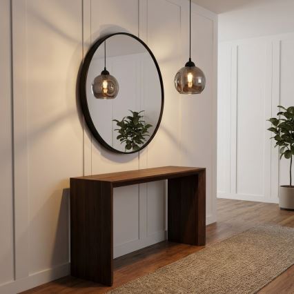 Brilagi - Pakabinamas šviestuvas ant laido DIOR 1xE27/60W/230V juoda/dūminė pilka