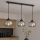 Brilagi - Pakabinamas šviestuvas ant laido DIOR 3xE27/60W/230V juoda/dūminė pilka