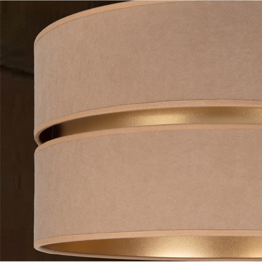 Brilagi - Pakabinamas šviestuvas ant laido DUO-DUO 1xE27/60W/230V skersmuo 40 cm smėlinė/auksinė