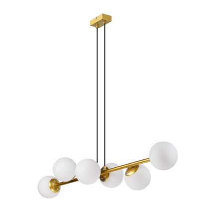 Brilagi - Pakabinamas šviestuvas ant laido MALONY 6xE14/20W/230V auksinis