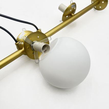 Brilagi - Pakabinamas šviestuvas ant laido MALONY 6xE14/20W/230V auksinis