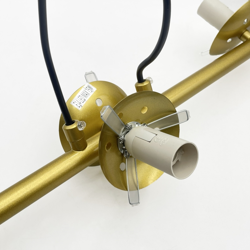 Brilagi - Pakabinamas šviestuvas ant laido MALONY 6xE14/20W/230V auksinis