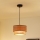Brilagi - Pakabinamas šviestuvas ant laido MONTANA BOHO 1xE27/15W/230V skersmuo 25 cm ruda/juoda