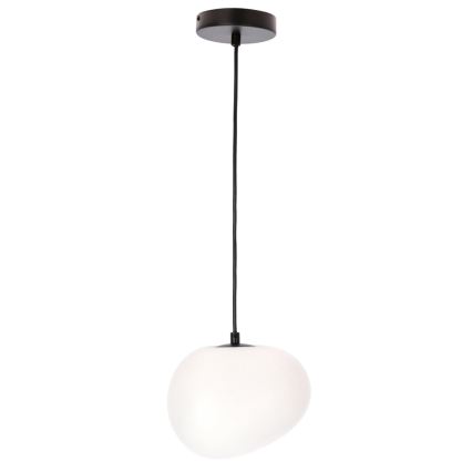 BRILAGI - Pakabinamas šviestuvas ant laido PEBBLES 1xE27/40W/230V Ø 20 cm juodas