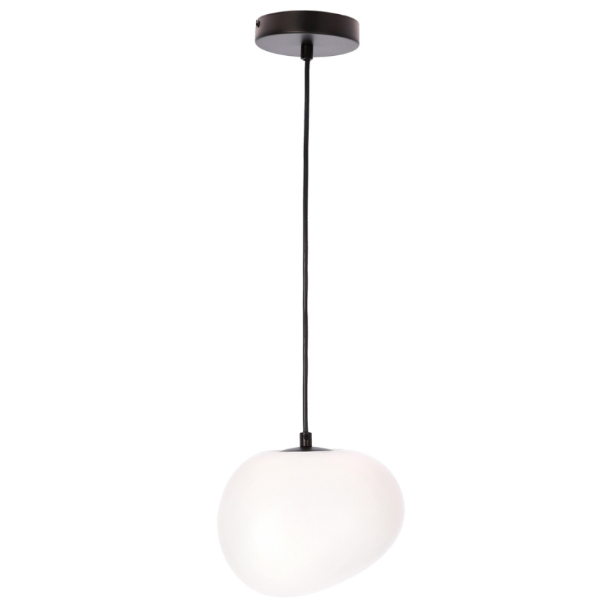 BRILAGI - Pakabinamas šviestuvas ant laido PEBBLES 1xE27/40W/230V Ø 20 cm juodas