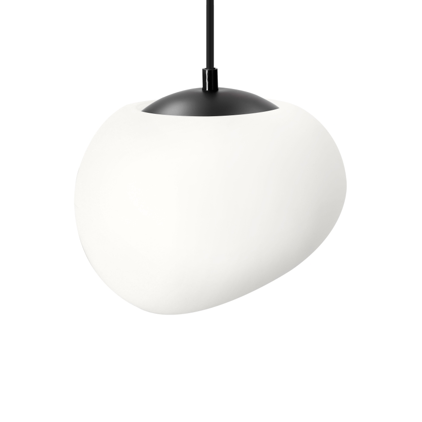 BRILAGI - Pakabinamas šviestuvas ant laido PEBBLES 1xE27/40W/230V Ø 20 cm juodas