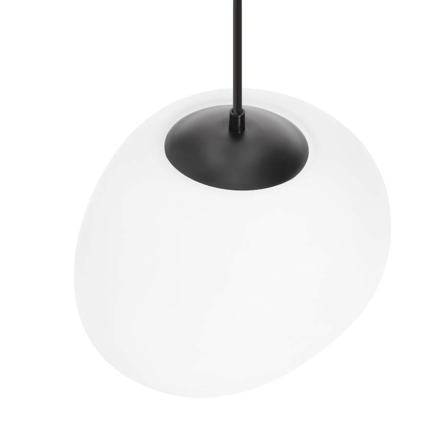 BRILAGI - Pakabinamas šviestuvas ant laido PEBBLES 1xE27/40W/230V Ø 30 cm juodas
