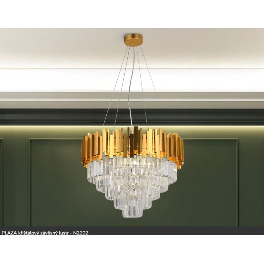 Brilagi - Pakabinamas šviestuvas ant laido PLAZA 9xE14/40W/230V