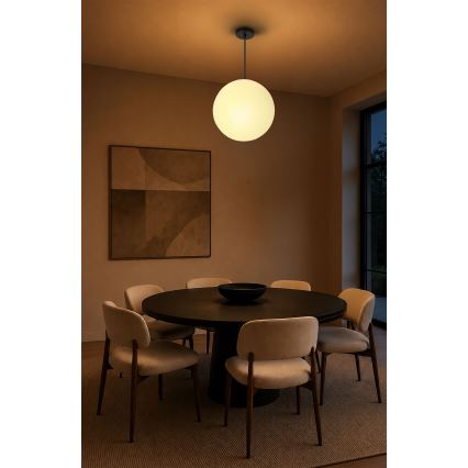 BRILAGI - Pakabinamas šviestuvas ant laido POLOS 1xE27/40W/230V Ø 30 cm juoda