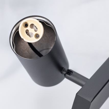 BRILAGI - Pakabinamas šviestuvas ant laido SELE 4xGU10/30W/230V juodas