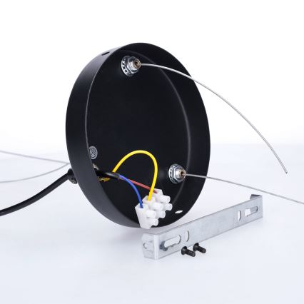 BRILAGI - Pakabinamas šviestuvas ant laido SELE 4xGU10/30W/230V juodas