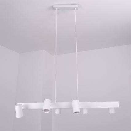 BRILAGI - Pakabinamas šviestuvas ant laido SELE 6xGU10/30W/230V baltas