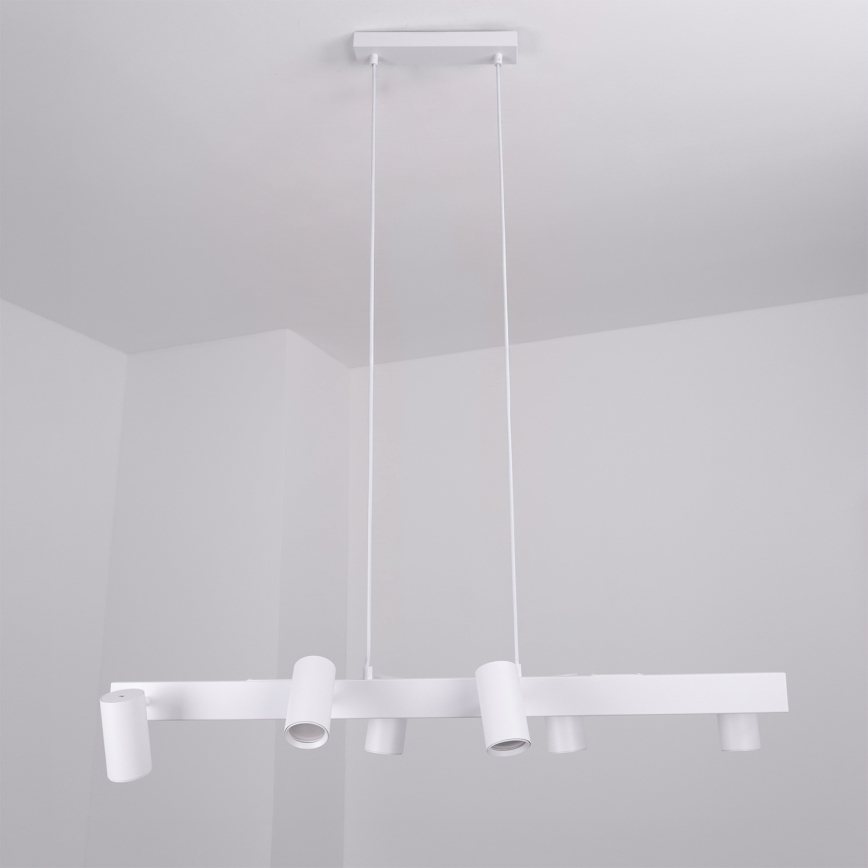 BRILAGI - Pakabinamas šviestuvas ant laido SELE 6xGU10/30W/230V baltas