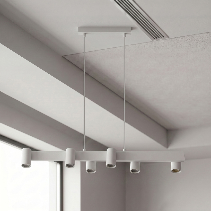 BRILAGI - Pakabinamas šviestuvas ant laido SELE 6xGU10/30W/230V baltas